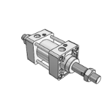 AM(D)2KW - Medium Air Cylinder/ Double Acting/ Double Rod Type - Non Ratating