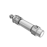 TCM2K - Air Cylinder (Stainless Tube) Non-Rotating Piston Rod Type/Double Acting : Single Rod