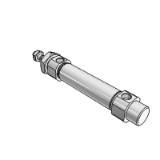 TCM2K (S) - Air Cylinder (Stainless Tube) Non-Rotating Rod Type/Single Acting : Spring Return