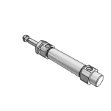 TCM2K (T) - Air Cylinder (Stainless Tube) Non-Rotating Piston Rod Type/Single Acting : Spring Return