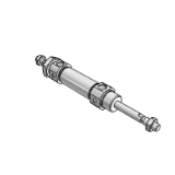 CR-TCM2W - Air Cylinder (Relief Port Type) / Standard Type / Double Acting : Double Rod